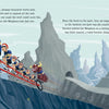 Five cyclists in matching blue and yellow uniforms ride a tandem bicycle with a yak in back—an adventurous scene from "The Cycling Wangdoos," a playful children's book about teamwork from Schiffer Publishing, Ltd.