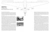 A black-and-white diagram of the Douglas XB-19 spans the top of a Schiffer Publishing, Ltd. book page, with columns of text and two vintage photos of early bombers below, capturing a moment in aviation history.