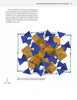 An illustration from "Collector's Guide to the Garnet Group" (Schiffer Publishing, Ltd.) shows interconnected blue tetrahedra and orange polyhedra of garnet’s silicate structure with labeled x, y, z axes in the bottom left corner.