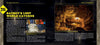 A magazine spread from Schiffer Publishing, Ltd.’s "West Virginia's Dark Tourism" features text and a helmet photo on the left, with a large right-side image of explorers in an illuminated underground cave among eerie rock formations.