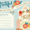 The Better Day Book by Schiffer Publishing, Ltd. features an illustration with "Be Grateful," showing a person holding a "Thanks" envelope and flowers, plus a mindful self-care section to list things you're grateful for.