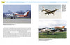 A page from Schiffer Publishing, Ltd.'s "Twin Cessna" features three photos of the Cessna 303—taxiing, flying, and parked on grass—accompanied by text and captions with details about the aircraft.