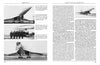 A spread from Schiffer Publishing, Ltd.’s Tupolev Tu‑144 shows three black-and-white photos of the supersonic jet with captions on the left page, and two columns of detailed text about supersonic commercial aviation on the right.
