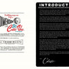 Celeste Giuliano's Pin-ups in 3-D by Schiffer Publishing, Ltd. debuts 3D Catie-Vue images with Cutie-Scope glasses: the left page pops with retro black and red text and a playful cartoon pin-up, while the right offers an Introduction in a black box.