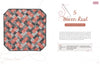 The Fiona Quilt Block by Schiffer Publishing, Ltd. features woven rust, black, and gray rectangles in a geometric pattern with a thin black border—ideal for beginner quilters or anyone seeking fresh quilt inspiration.