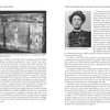 A spread from "California's Deadly Women" by Schiffer Publishing, Ltd. shows a vintage trunk photo on the left and a woman's mugshot on the right, with text detailing women criminals in California's crime history.