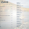 The contents page of "Hudson Valley History and Mystery" by Schiffer Publishing, Ltd. features chapter titles and page numbers over a scenic river and autumn trees, covering historic sites, natural landmarks, and local legends.