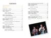 A table of contents from Paul Yandell, Second to the Best (Schiffer Publishing, Ltd.) is shown beside a photo of country guitarists Chet Atkins and Paul Yandell performing on stage with guitars and microphones.