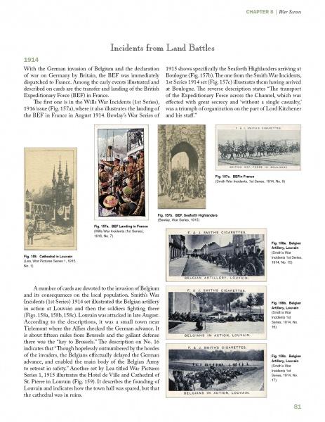 The First World War on Cigarette and Trade Cards by Schiffer Publishing, Ltd. features WWI events with six historic photos and captions—perfect for military history fans or collectors of World War I memorabilia.