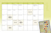 Celebrate the Day with Quilts by Schiffer Publishing, Ltd. features an April calendar of holidays like Earth Day, Golfer’s Day, DNA Day, plus unique quilting events. Includes a photo of a DNA model in the lower right corner.