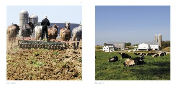 A man works on a farm in Chester County, Pennsylvania’s scenic Brandywine Valley.