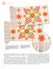 Two vintage patchwork pillowcases from "Pennsylvania Patchwork Pillowcases & Other Small Treasures" by Schiffer Publishing, Ltd. feature red berries, green leaves, star flowers, ruffled edges, and initials inspired by Antique Pennsylvania quilts.