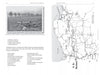 A black-and-white page from "French Units in the Waffen-SS" (Schiffer Publishing, Ltd.) shows soldiers—likely from the Charlemagne Division—near trees, and a WWII map labeled H. Gr. Weichsel with detailed units and equipment listings.