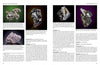 A page from "Minerals of the Grenville Province" by Schiffer Publishing, Ltd., featuring mineral specimens inspired by collections at the Canadian Museum of Nature.