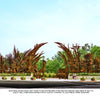 Ironwork Today 2 by Schiffer Publishing, Ltd. showcases large outdoor iron artworks with abstract, animal-inspired forms and rusted edges, set amid greenery—perfect for enhancing entrances and walkways.