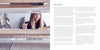 On the left page, an image shows a woman weaving at a loom through threads—reflecting sustainable practices. On the right is the heading Introduction, with text. Product: Weaving by Schiffer Publishing, Ltd.