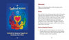 The left page of Thank Forward (Schiffer Publishing, Ltd.) shows vibrant hands around a heart with "10 Applaud Service—Gratitude for Generous Support and Acts of Kindness." The right page shares affirmations, actions, and ways to express thanks, like using gratitude cards.