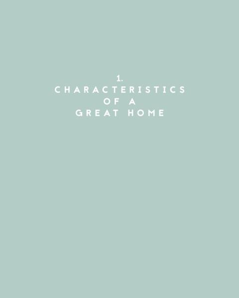 Light blue background with centered white text: Anatomy of a Great Home by Schiffer Publishing, Ltd., inspired by sustainable home design and award-winning American architectural homes.