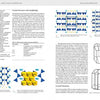 The Collectors' Guide to the Amphibole Group by Schiffer Publishing, Ltd. features open textbook spreads with crystal images, structure diagrams, colored geometric atom illustrations, and scientific tables—ideal for mineral collectors.