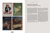A two-page spread from Schiffer Publishing, Ltd.'s World War II Posters displays four vintage war posters on the left and an article titled "From Patriotism to Militarism: Changing Visual Imagery from WWI to WWII" on the right.