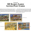 50 scarce large letter postcards