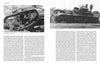 Two black-and-white photos from Schiffer Publishing, Ltd.'s Kampfpanzer Maus feature a German tank with a soldier and an overturned SS-marked tank, both set against detailed historical text about WWII military vehicles.