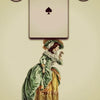 A vintage-style illustration of a woman in a green dress stands below a spade-adorned playing card, echoing classic Lenormand Oracle Cards by Schiffer Publishing, Ltd.; the number 29 appears in circles at the top left and right.