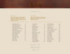 America's Literary Legends by Schiffer Publishing, Ltd. features a brown-header table of contents. The left lists 19th-century American authors, the right lists 20th-century authors with page numbers. Credits, bibliography, and index appear at the bottom.