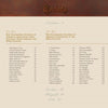 America's Literary Legends by Schiffer Publishing, Ltd. features a brown-header table of contents. The left lists 19th-century American authors, the right lists 20th-century authors with page numbers. Credits, bibliography, and index appear at the bottom.