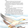 An illustration of a snow goose with outstretched wings soars against a soft blue sky on the cover of Toulouse by Schiffer Publishing, Ltd., evoking the gentle storytelling style of Priscilla Cummings' Chadwick series.