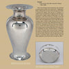 Displayed upright, the Hand Wrought Arts & Crafts Metalwork and Jewelry by Schiffer Publishing, Ltd. features a wide-necked silver vase and a top-view image, with text detailing its significance in American decorative metalwork and jewelry history.