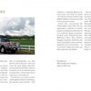 A pickup truck drives along a rural road with green fields and distant hills, evoking the peaceful charm of "Back Roads of Southern California" by Schiffer Publishing, Ltd. under a partly cloudy sky.