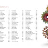 Table of contents from Art Jewelry Today 4 by Schiffer Publishing, Ltd., featuring three columns of names and page numbers and vibrant, gear-inspired floral designs along the right edge, evoking contemporary jewelry style.