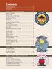 The table of contents in Yankee Air Pirates by Schiffer Publishing, Ltd. covers air force bases, aerial ports, medical services, and civic action, plus three colorful embroidered patches—ideal for USAF Vietnam War militaria collectors.