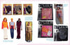 A two-page spread from Schiffer Publishing’s "Doll Junk" showcases vintage male fashion dolls—boxed and unboxed—in assorted outfits, plus vintage doll outfits and Chick Action Fashion sets reminiscent of 1980s Barbie styles.
