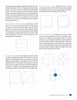 A page from *Fused Glass Mosaics* by Schiffer Publishing, Ltd. provides step-by-step instructions and diagrams for cutting triangles and circles, with blue highlights featuring Martin Cheek-inspired mosaic techniques and clear line illustrations.