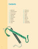 Two woven friendship bracelets with green, white, and black geometric patterns are displayed on light yellow beside Schiffer Publishing, Ltd.’s craft book "Knot Design"—a must-have for anyone interested in knot projects.