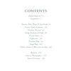 The Ever-Changing Coastline by Schiffer Publishing, Ltd. features a table of contents with sections like Acknowledgments, Introduction, geological formations, sunrises, beach photography, appendix, and indexes of photographers and locations with page numbers.