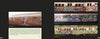 Four Bronx subway cars with vibrant graffiti are featured in "From the Platform 2" by Schiffer Publishing, Ltd. On the right, three images show graffiti details, while the left displays a larger photo and text on graffiti history.