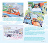 A collage inspired by "Camper & RV Humor" from Schiffer Publishing, Ltd. captures the adventurous spirit of travel through quirky RV and camper scenes.
