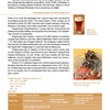 A page from "The Umami Factor" by Schiffer Publishing, Ltd. features info on Doppelbock beer, a photo of dark beer, a goat-themed Bock label, flavor notes, ingredient lists, and recipes for custom brews and fermentation.
