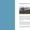A two-page spread from "How Did You Get That Shot?" by Schiffer Publishing, Ltd. features a blue left page and a right page with text and a photo of grapevines leading to misty hills and mountains in rural America.