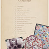Colorado Quilting by Schiffer Publishing, Ltd. features a beige table of contents page with historical quilting chapters, a vintage black-and-white photo of a woman, and two colorful Rocky Mountain Quilt Museum–inspired pattern images in the bottom right corner.