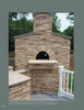 Try new gourmet recipes with The Ultimate Wood-Fired Oven Book by Schiffer Publishing, Ltd., inspired by outdoor ovens with rounded arch openings and stacked stonework, perfect for patios surrounded by greenery and fencing.