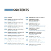 Table of contents for "McDonnell Douglas DC-10/MD-11" by Schiffer Publishing, Ltd. lists chapters on aviation history, technical details, and airline use. Blue highlights make chapter numbers stand out.