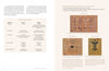 A book spread from "Navajo Weavings with Ceremonial Themes" (Schiffer Publishing, Ltd.) shows text on Sandpainting compositions, diagrams of linear/radial/central formats, a Chantway Sandpaintings table, and references to sandpainting-inspired textiles.