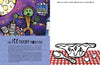 A green monster inspired by Cape Cod legends, from "Wicked Creatures of Cape Cod and the Islands" by Schiffer Publishing, Ltd., stands among tubs of ice cream under a starry sky, beside a sundae sketch on a red checkered tablecloth.