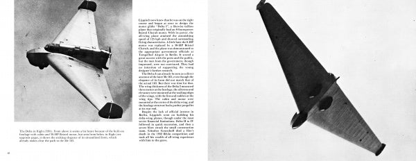A collage of Mano Ziegler and the Messerschmitt Me 163 "Komet" evokes the daring spirit of WWII aviation in this Schiffer Publishing, Ltd. release, Messerschmitt Me 163 "Komet" Vol.I.