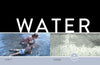 A poster titled "Painting the Elements" by Schiffer Publishing, Ltd. features "WATER" in bold white on black above images of a woman and child playing in water and raindrops—ideal for inspiring atmospheric art techniques.