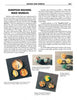 A page from Marble Mania by Schiffer Publishing, Ltd. features images of colorful marbles—spaghetti, Czech corkscrews, wire pulls—plus details on values and tips for marble identification.